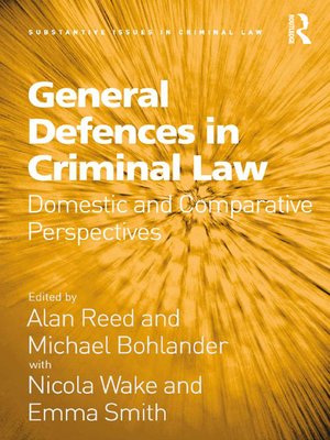 cover image of General Defences in Criminal Law